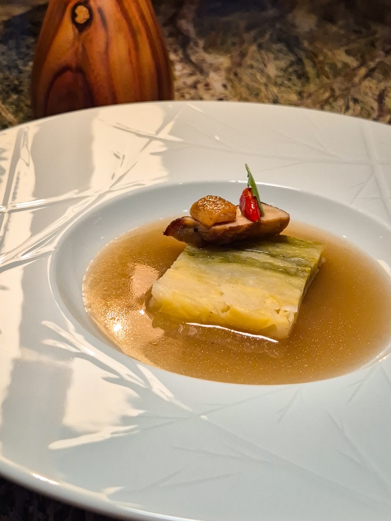 Beijing cabbage in a crustacean broth. Photo: Sarah Chua/HungryGoWhere Forage Mandai