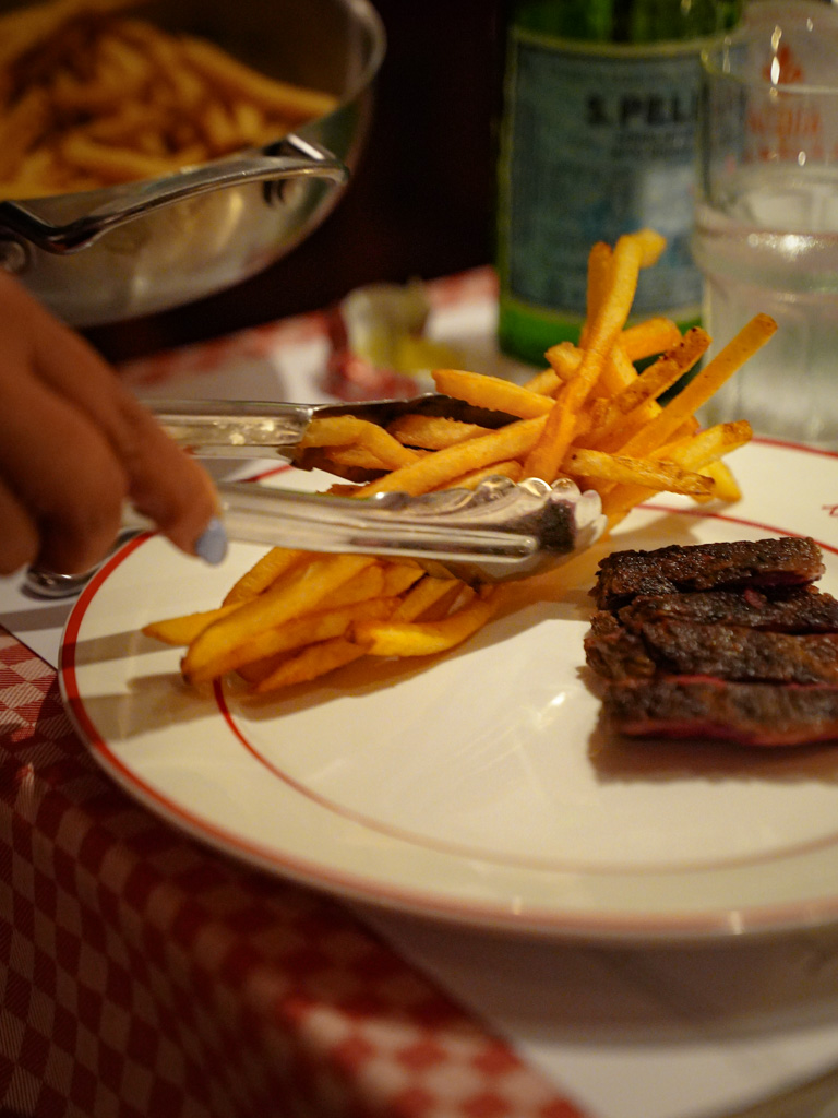 Fries, fries, and more fries. Photo: Evan Mua/HungryGoWhere la vache singapore