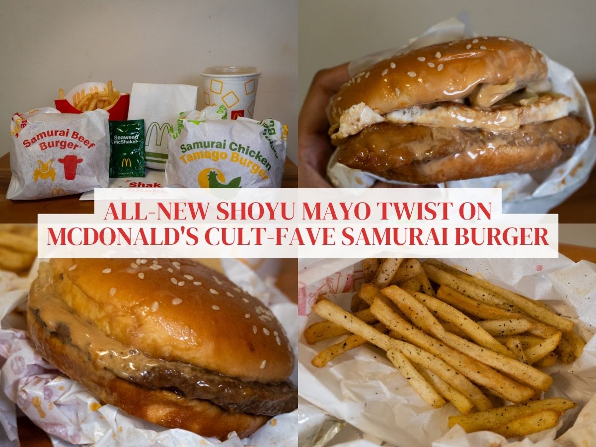 Samurai burger is back, with an all-new shoyu mayo sauce that’s changing the game