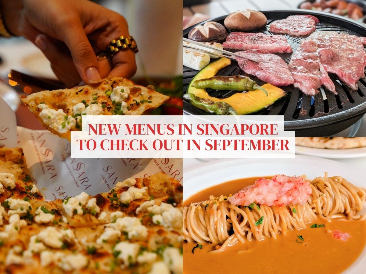 New menus to check out in Singapore in September 2025