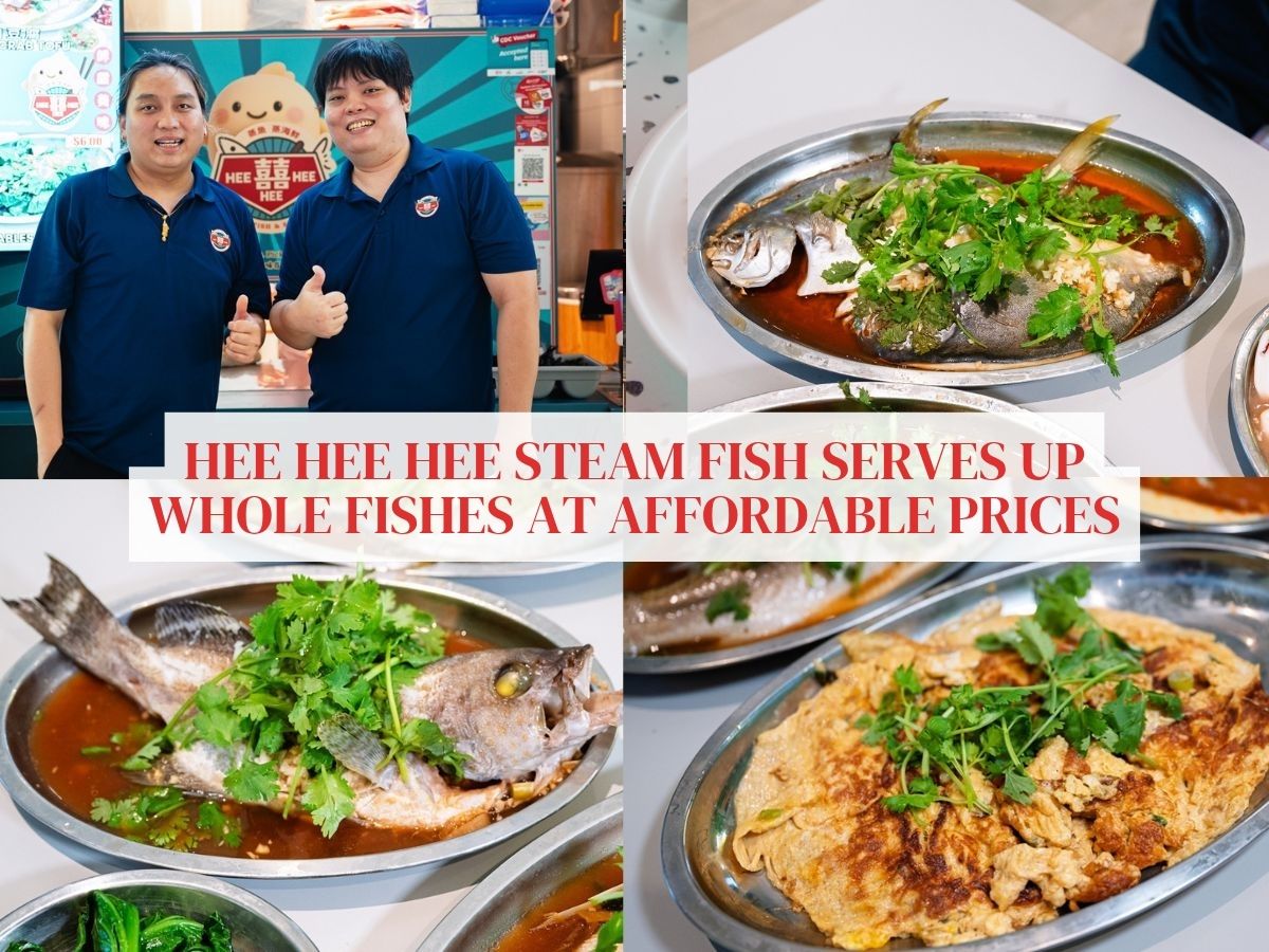 Hee Hee Hee Steam Fish: From fishmongers to hawkers