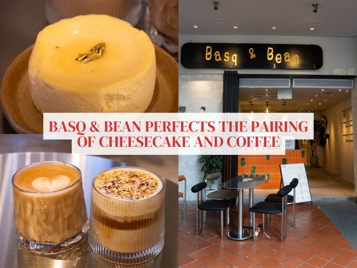 Basq & Bean is a new cafe that pairs basque cheesecake with specialty coffee