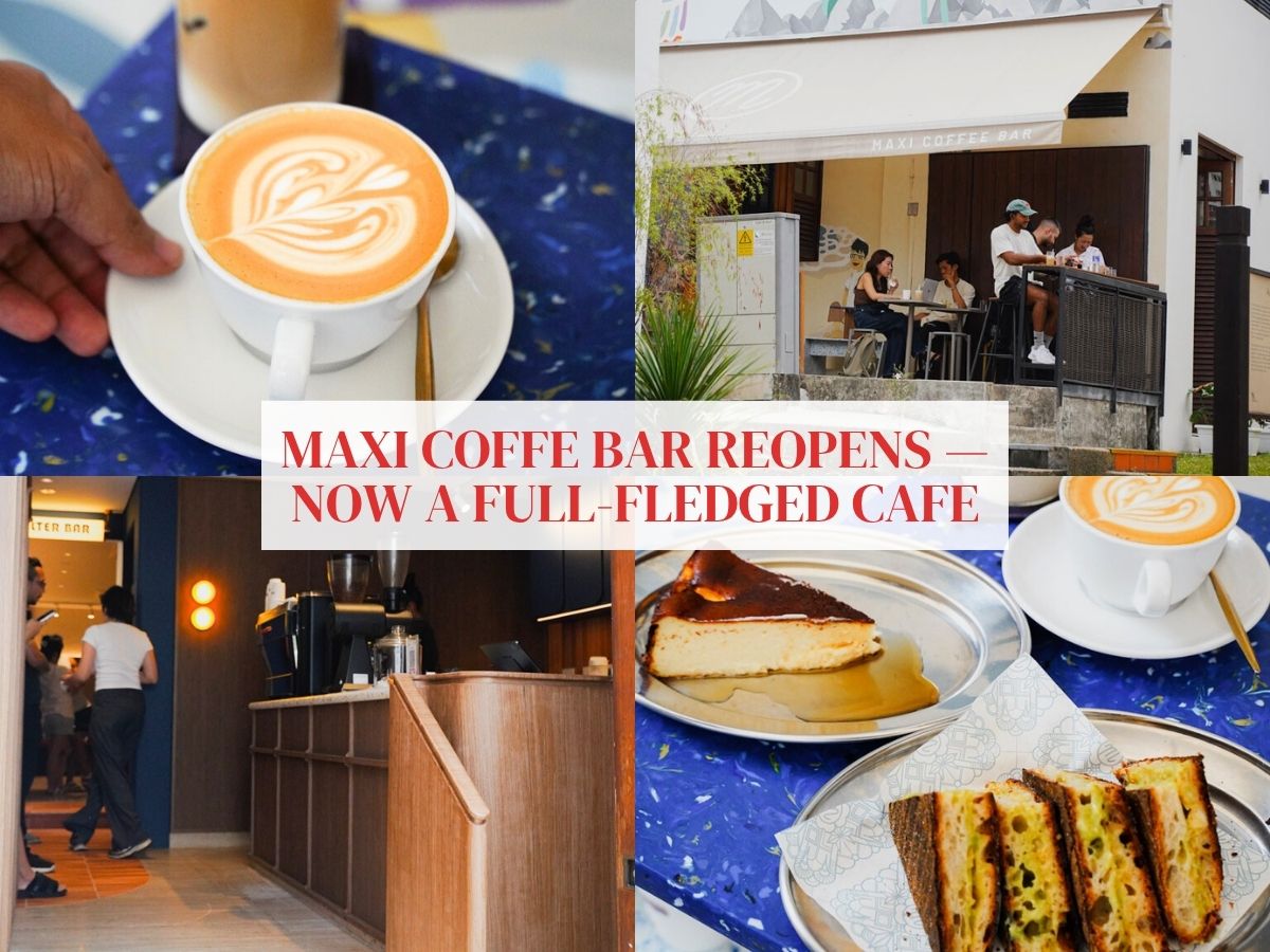 Popular Maxi Coffee Bar reopens after surprise June closure — still at Ann Siang Hill and now a full-fledged cafe