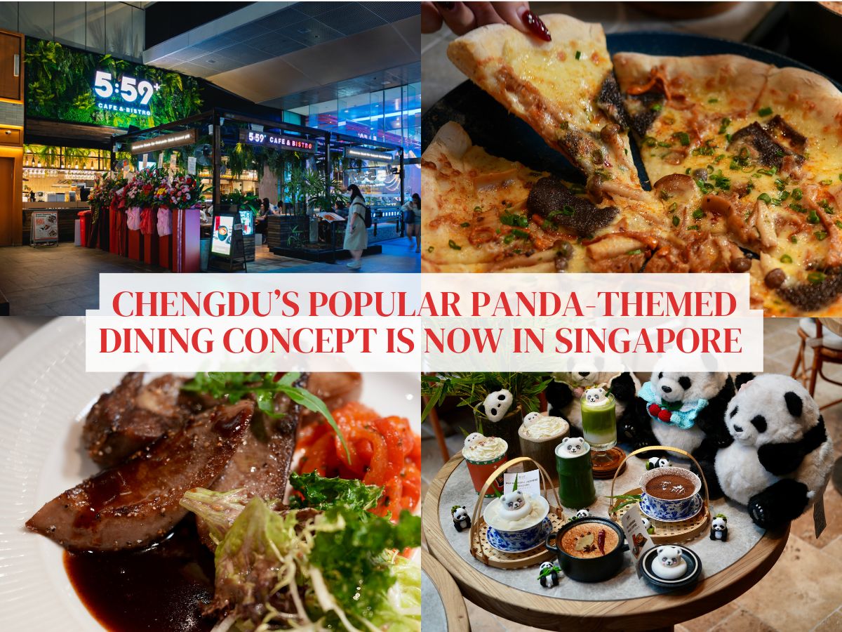 It’s panda-mania at Somerset’s new 5:59+ Cafe & Bistro with Sichuan-inspired western food, mala coffee