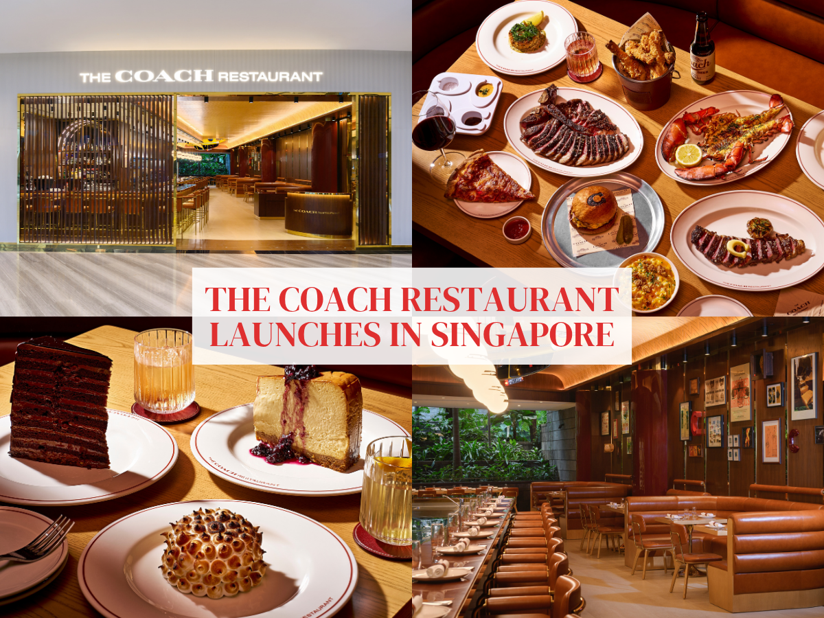 A peek into the all-new Coach Restaurant in Singapore at Jewel Changi Airport