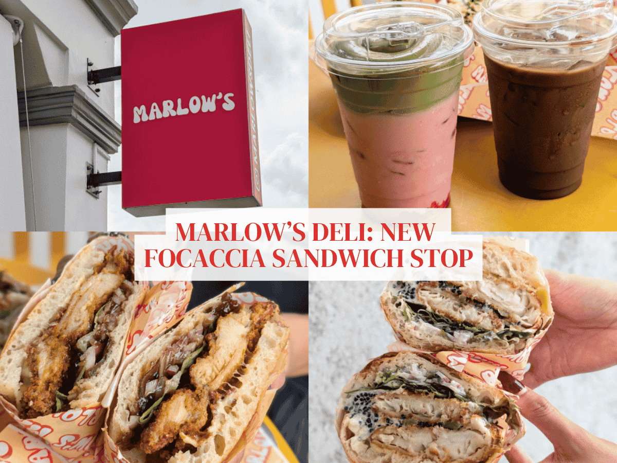 Former Wooly’s Bagels is now Marlow’s Deli, a focaccia sandwich spot for a brisk bite