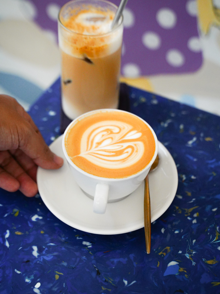 An incredibly smooth white. Photo: Evan Mua/HungryGoWhere maxi coffee bar