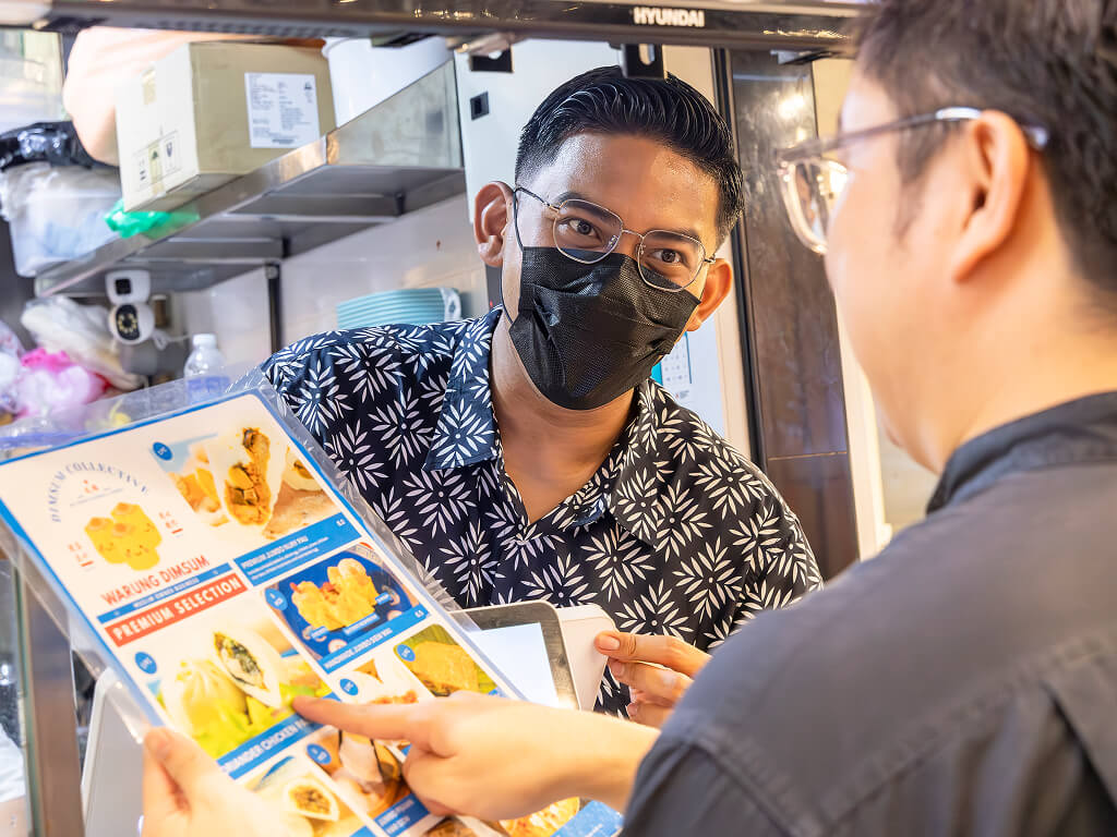 Warung Dimsum founder Imran Mean is a social entrepreneur. Photo: Mui Fong/HungryGoWhere warung dimsum