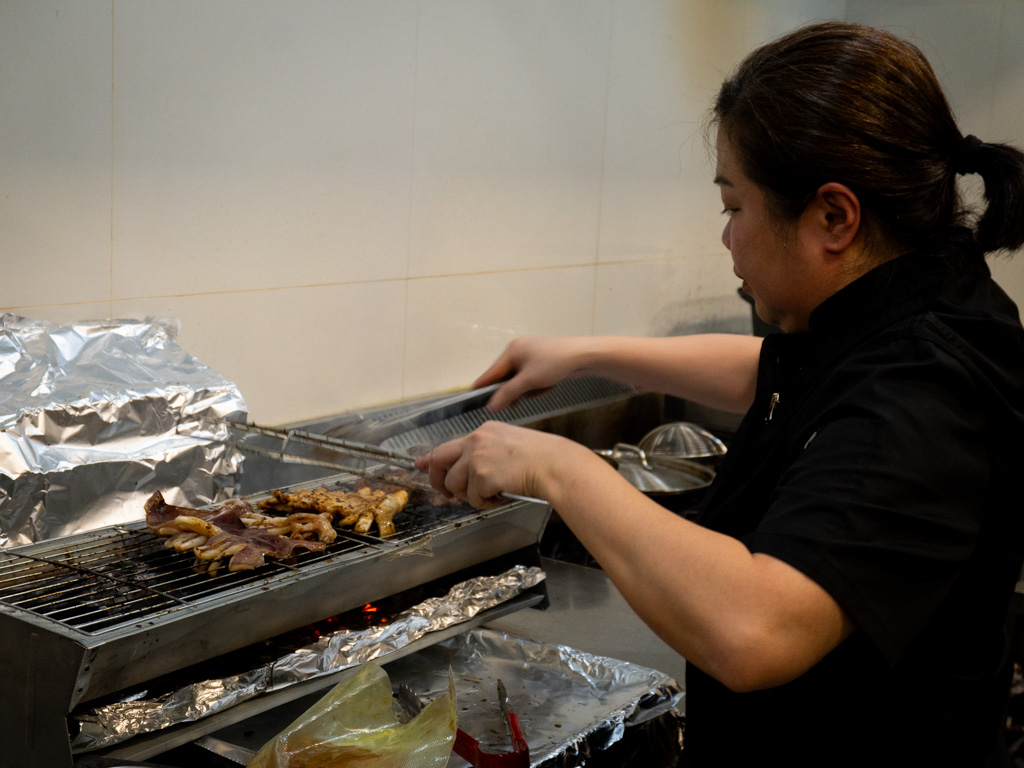 Cassandra’s finesse with open-fire grilling. Photo: Angeline Ang/HungryGoWhere on embers chef x