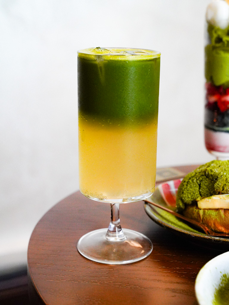 It’s a good, refreshing thirst-quencher, but the matcha isn’t very pronounced. Photo: Evan Mua/HungryGoWhere tsujiri premium tanjong pagar