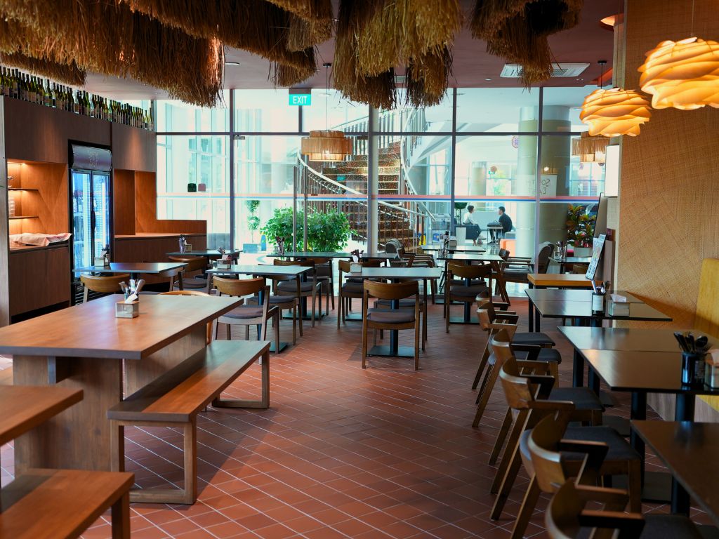 The space feels like a tropical escape to Singapore’s neighbouring countries. Photo: Shannon Yap/HungryGoWhere South & East