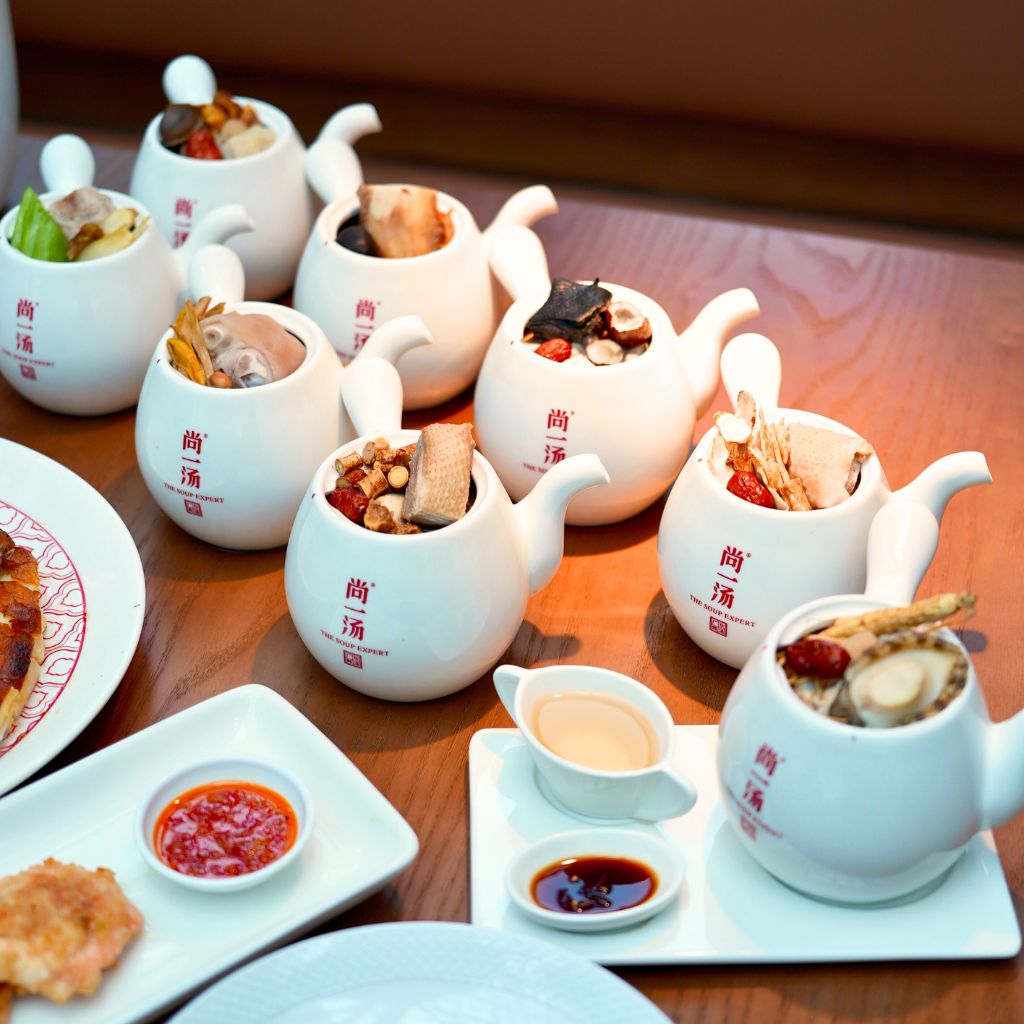 You’ll find nine types of broths, including the classic, collagen-rich Buddha Jumps Over the Wall soup. Photo: Shannon Yap/HungryGoWhere The Soup Expert