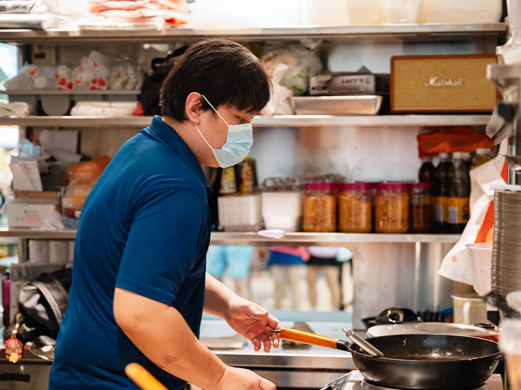 Sky behind the stove. Photo: Abdul Rahim Anwar/HungryGoWhere Hee Hee Hee Steamed Fish