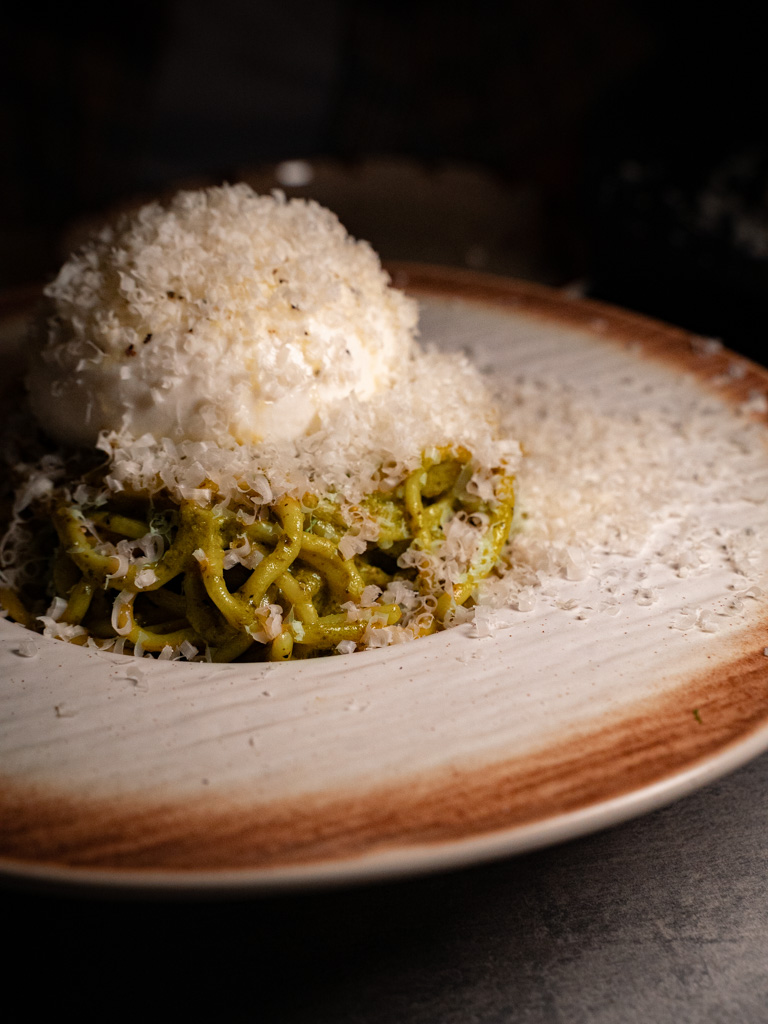 Pesto and burrata! Photo: Evan Mua/HungryGoWhere lapasta