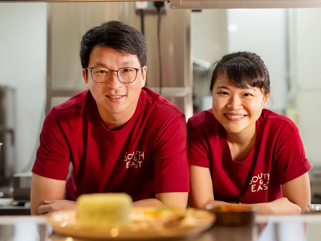 Shane (left) and Eve (right) are the creative force behind South & East’s one-of-a-kind creations! Photo: South & East South & East