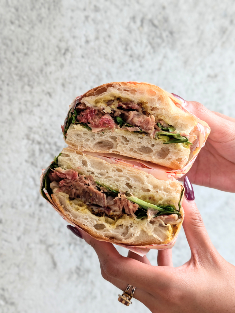 Salt beef sanga. Photo: Zawani Abdul Ghani/HungryGoWhere marlow's deli