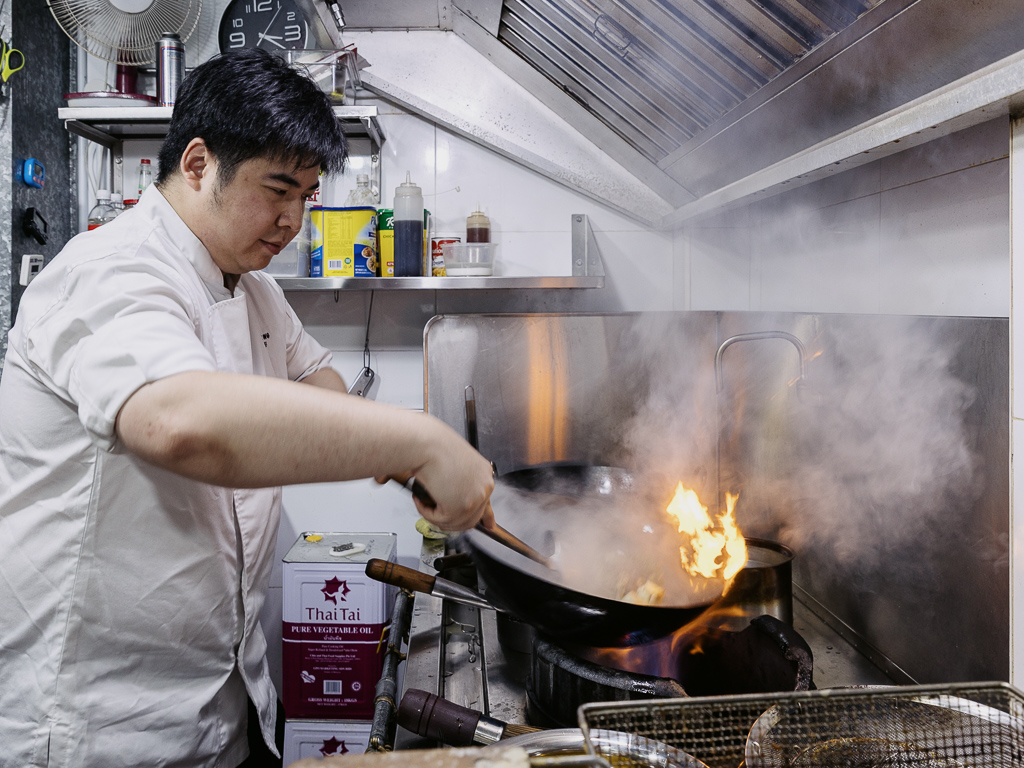 Chef Joel at work in the kitchen. Photo: Ravin Thiruchelvam/HungryGoWhere Heartland by Enjoy