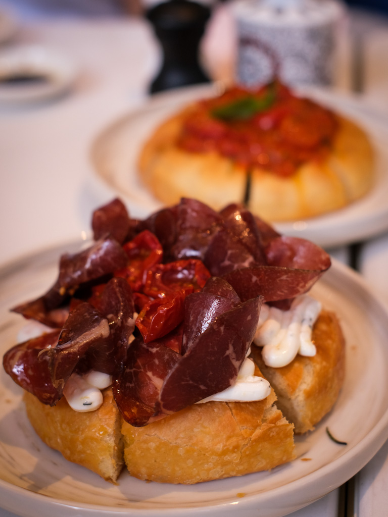 Beef bresaola. Photo: Angeline Ang/HungryGoWhere sophia st regis