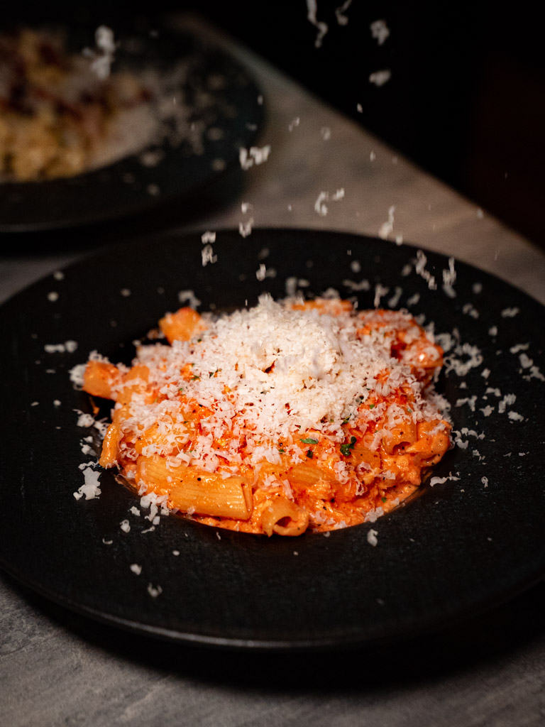 Crab and pink sauce is a great combo. Photo: Evan Mua/HungryGoWhere lapasta