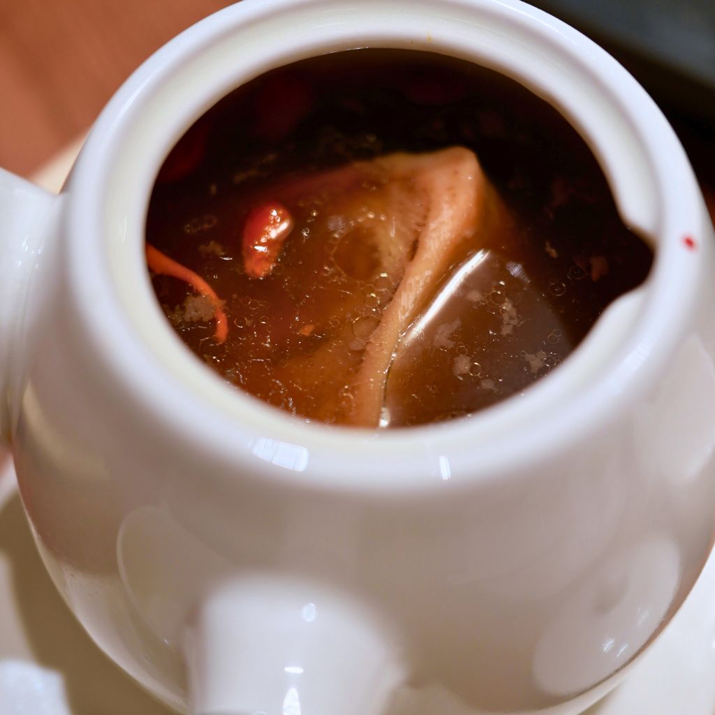 A whole beef bone steeped for maximum flavour and goodness. Photo: Shannon Yap/HungryGoWhere The Soup Expert