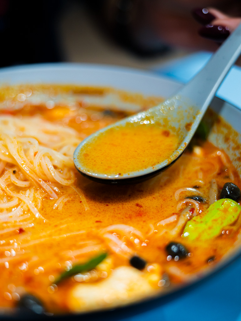 The tom yum soup has a good sour-spicy kick. Photo: Abdul Rahim/HungryGoWhere naakin amoy street food centre