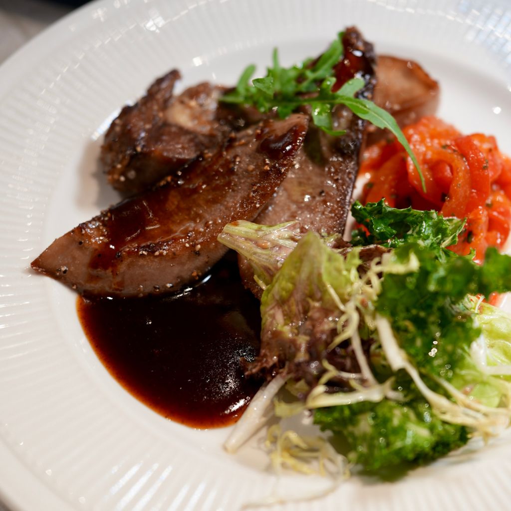 5:59’s mala beef tongue. Photo: Shannon Yap/HungryGoWhere 5:59+ Cafe & Bistro