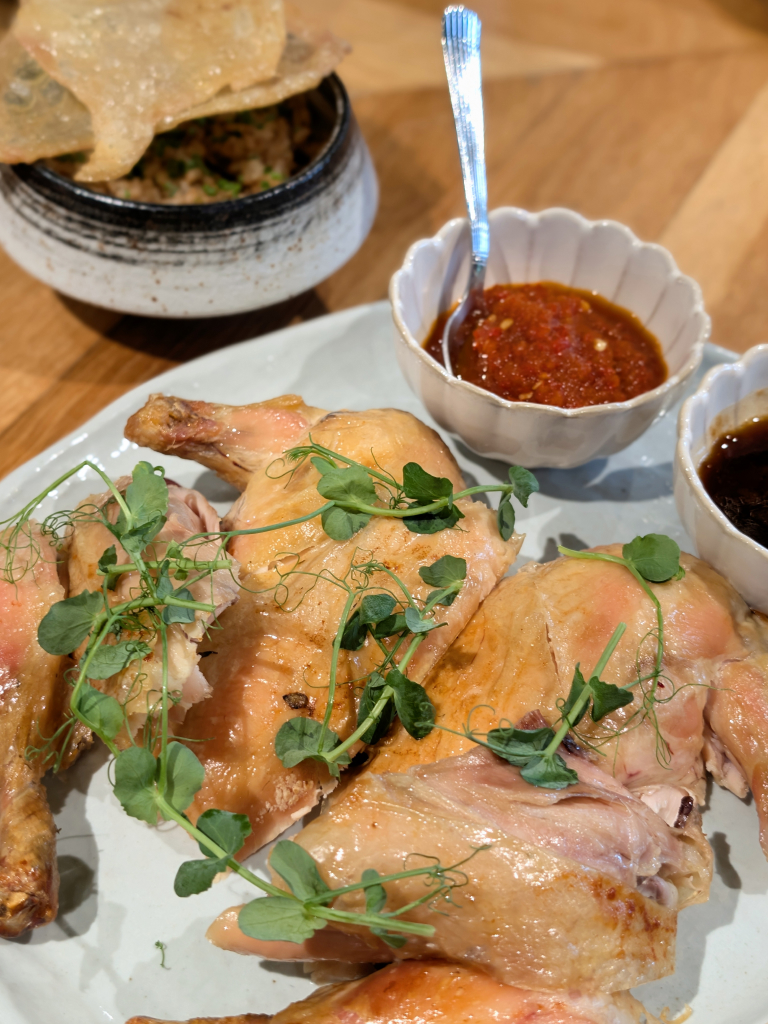Smoked whole Sakura chicken. Photo: Zawani Abdul Ghani/HungryGoWhere open farm community brunch