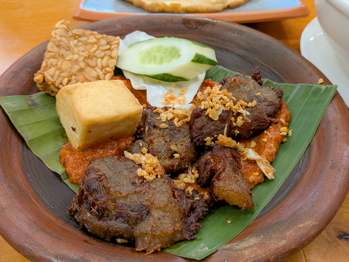 The iga and otot penyet. Photo: Gary Lim/HungryGoWhere new openings