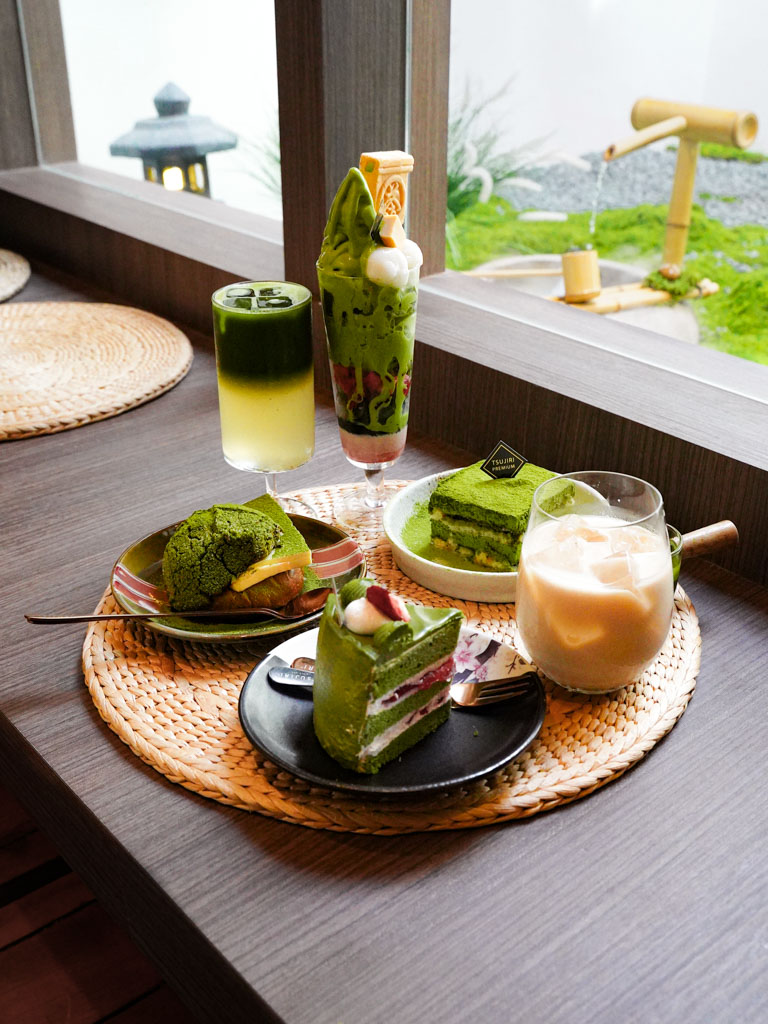 We went all in on the matcha. Photo: Evan Mua/HungryGoWhere tsujiri premium tanjong pagar