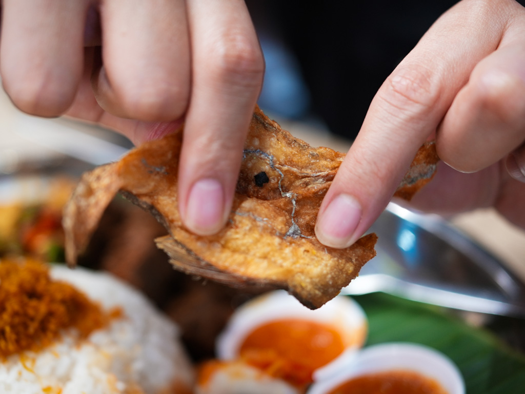Ikan kering. Photo: Angeline Ang/HungryGoWhere coba coba yishun
