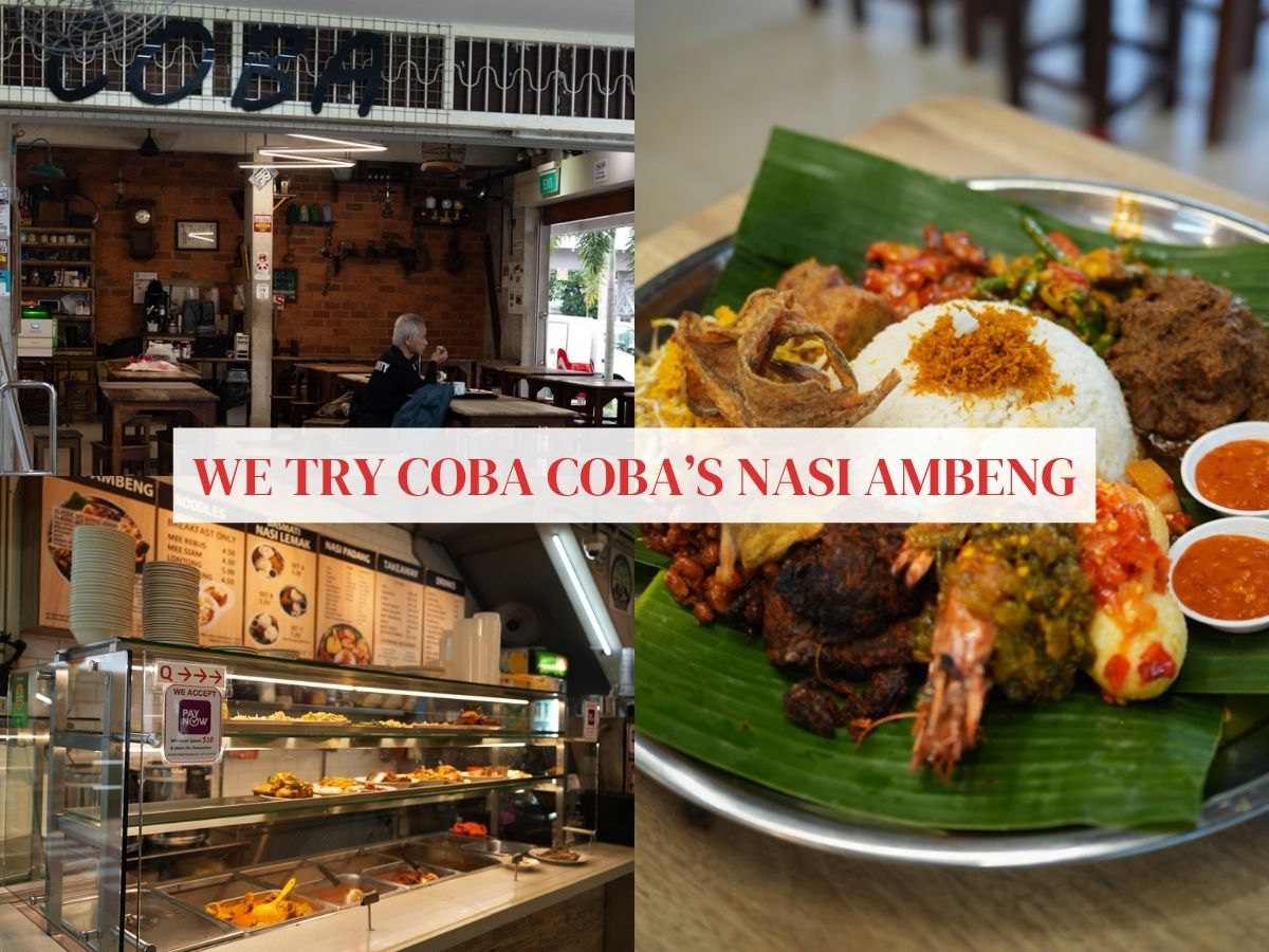 We try the popular Coba Coba nasi ambeng at Yishun