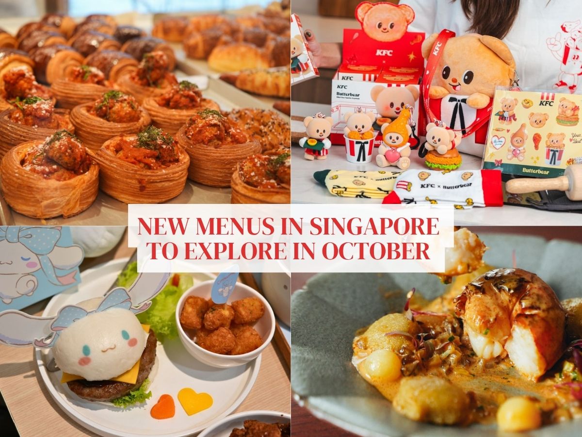 New menus to check out in Singapore in October 2025