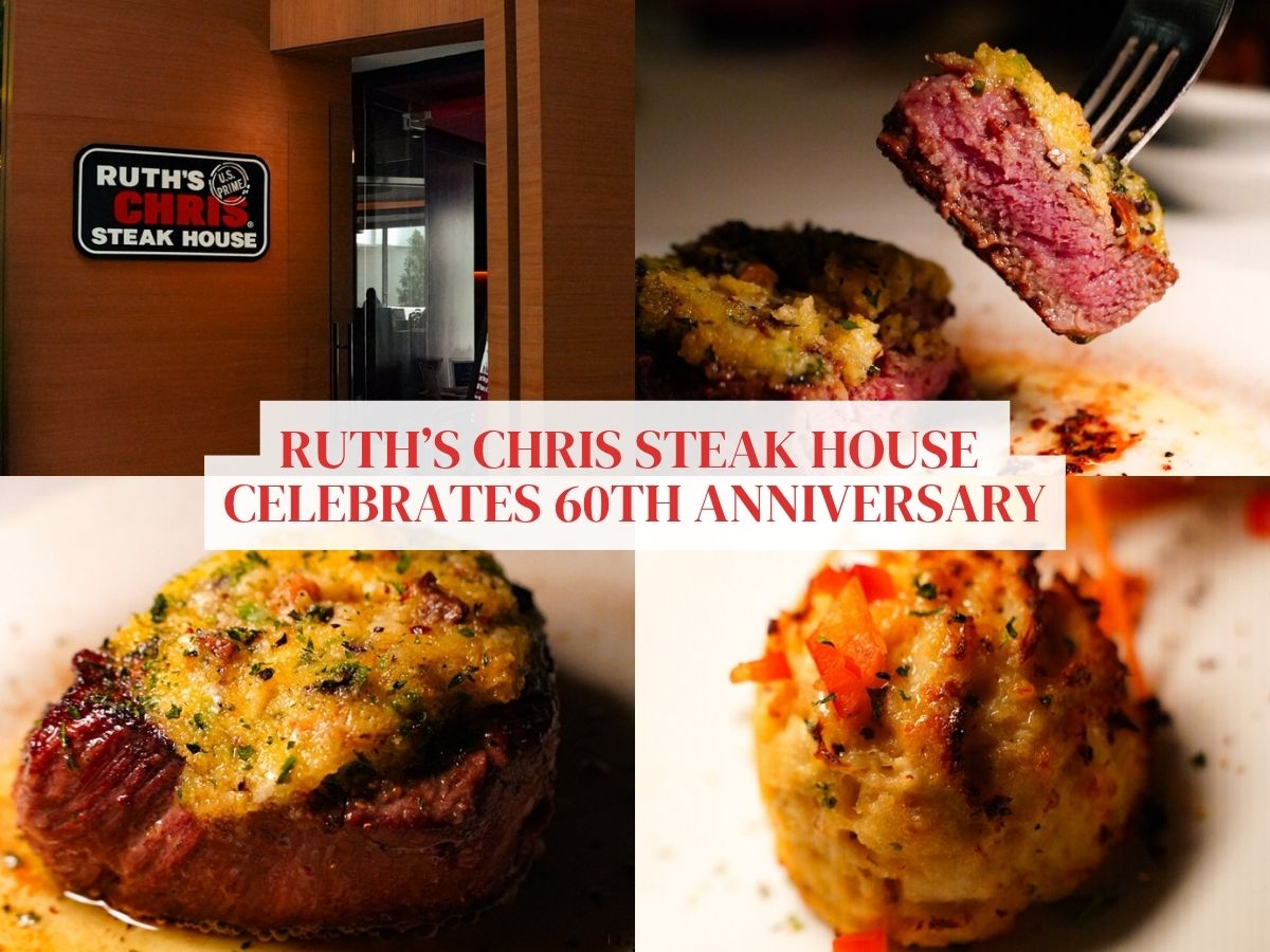 Rich and juicy: Ruth’s Chris Steak House celebrates its big 60 with luxurious truffle steak set