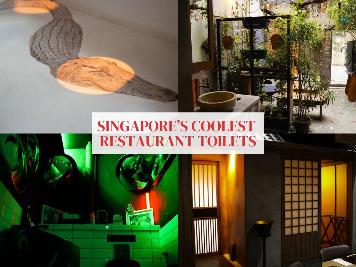 The Art of Decor: 7 restaurant toilets in Singapore that are actually pretty aesthetic