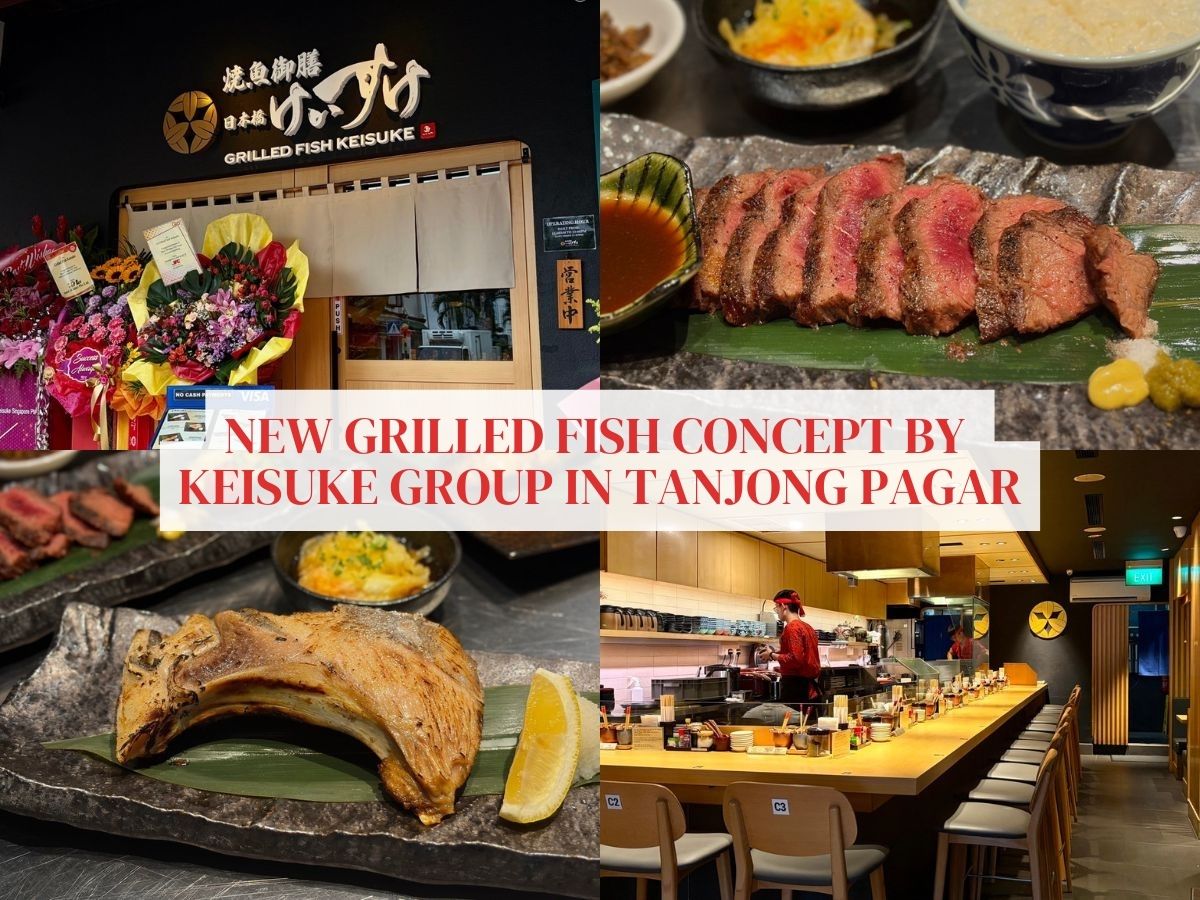 Keisuke Group Singapore opens Grilled Fish Keisuke in Tanjong Pagar