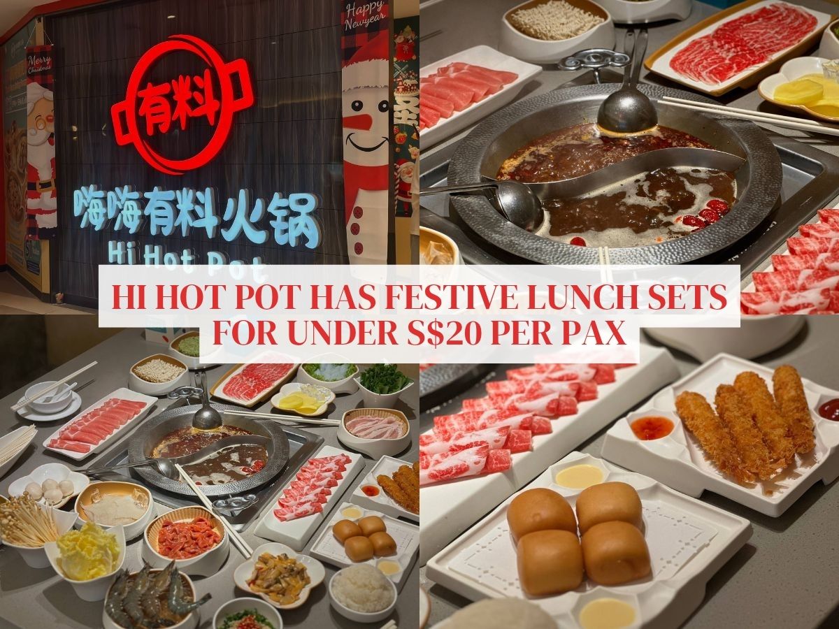 Hi Hot Pot rolls out affordable festive lunch sets for under S$20 per diner