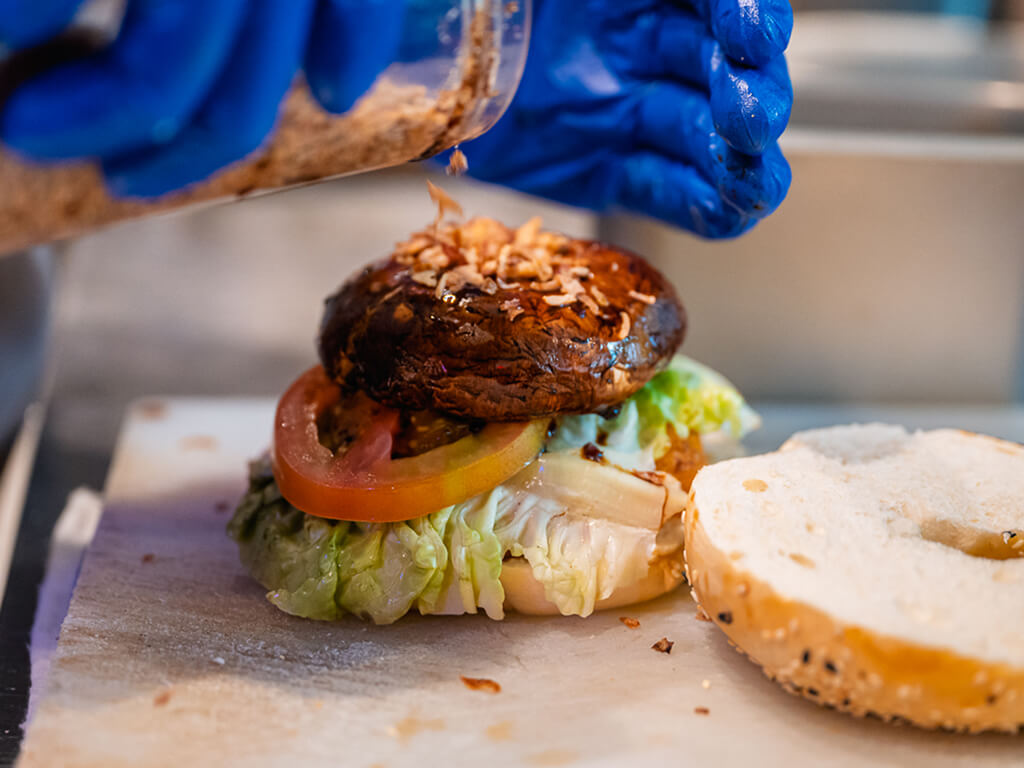 The bagels are less dense and fluffier, and the menu boasts Asian inspired flavours. Photo: Abdul Rahim Anwar/HungryGoWhere The Bagel Bunch