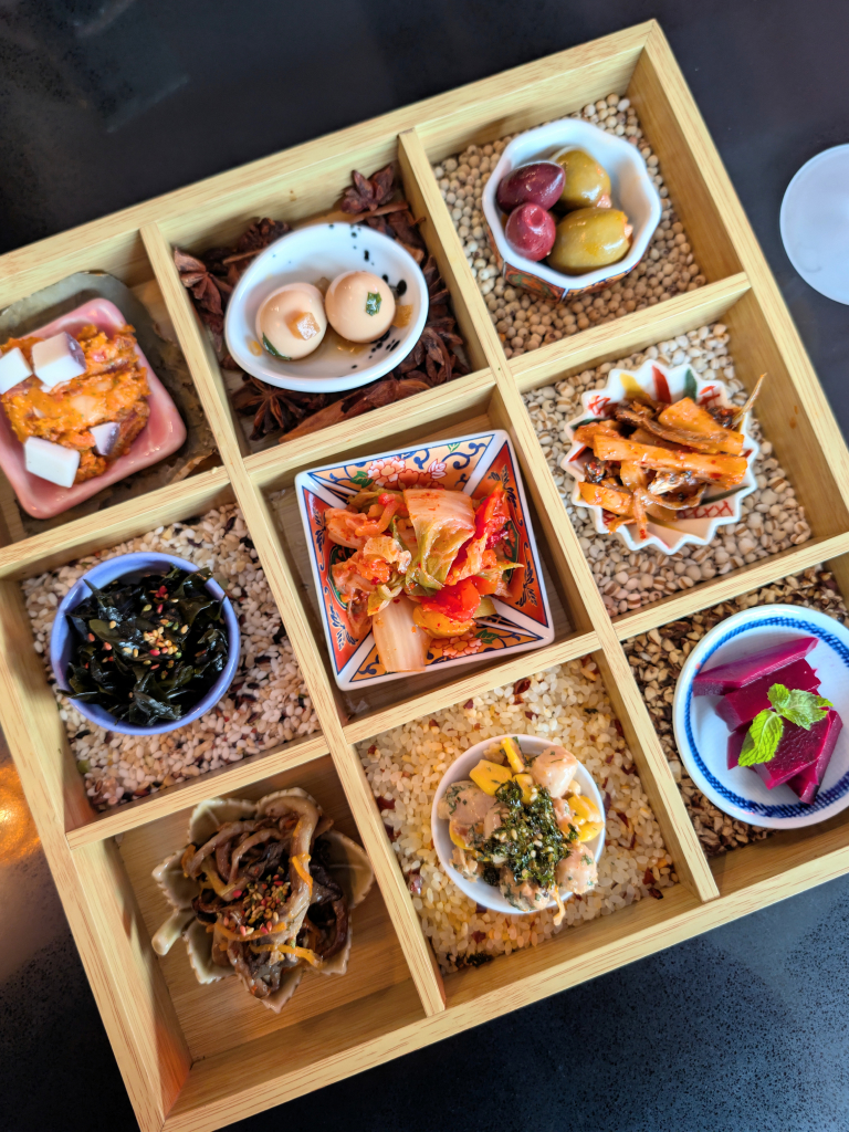 Signature Bancheria banchan platter. Photo: Zawani Abdul Ghani/HungryGoWhere bancheria restaurant singapore