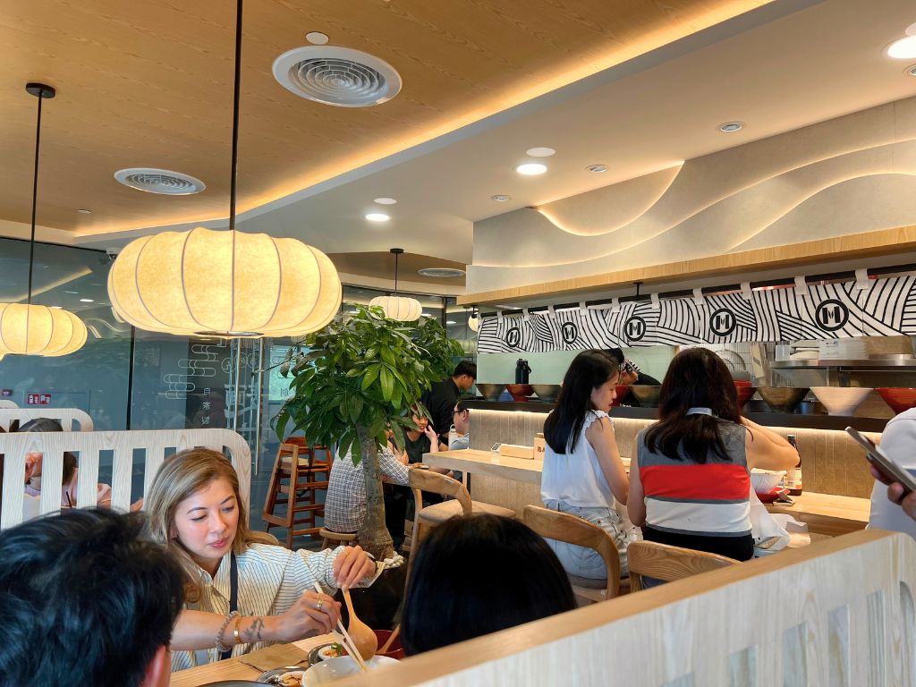 Positioned as a casual concept, Mensho X at Weave is a solid spot for laid-back gatherings. Photo: Shannon Yap/HungryGoWhere Mensho X at Weave