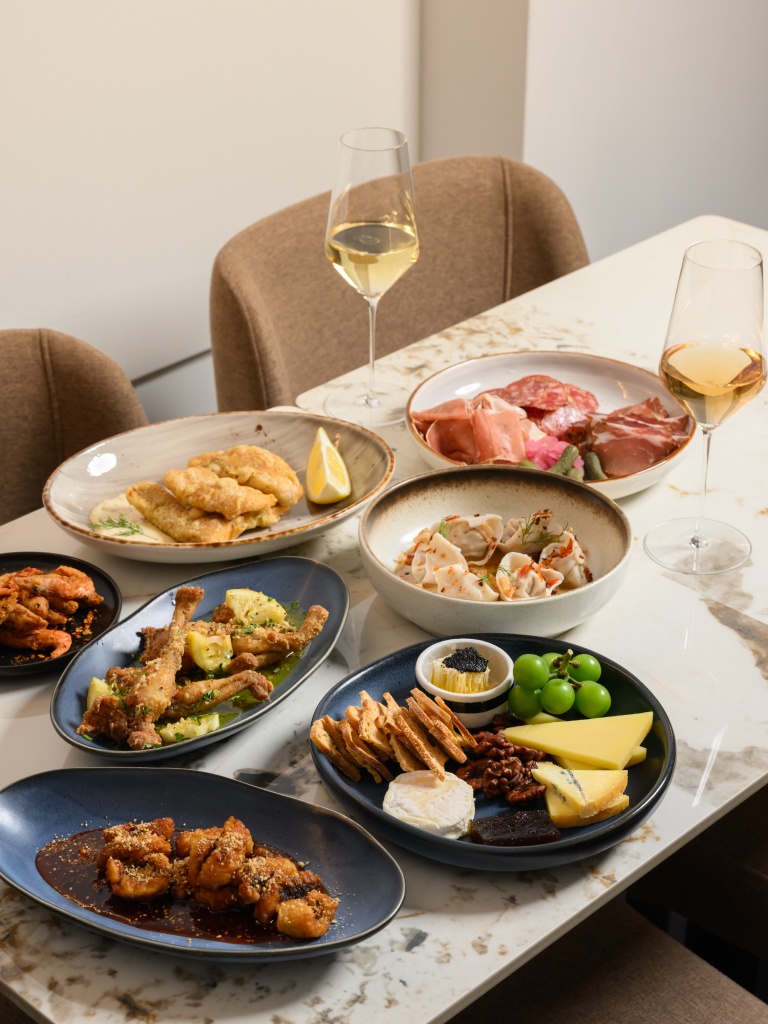 Some of the many dishes we pair champagne with at Convivial. Photo: Convivial Common Champagne Myths Debunked