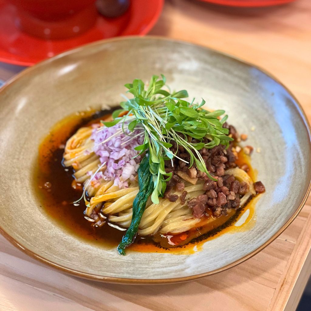 Mochi-like ramen noodles? Say less. Photo: Shannon Yap/HungryGoWhere Mensho X at Weave