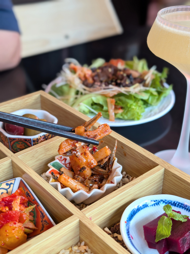 Signature Bancheria banchan platter. Photo: Zawani Abdul Ghani/HungryGoWhere bancheria restaurant singapore