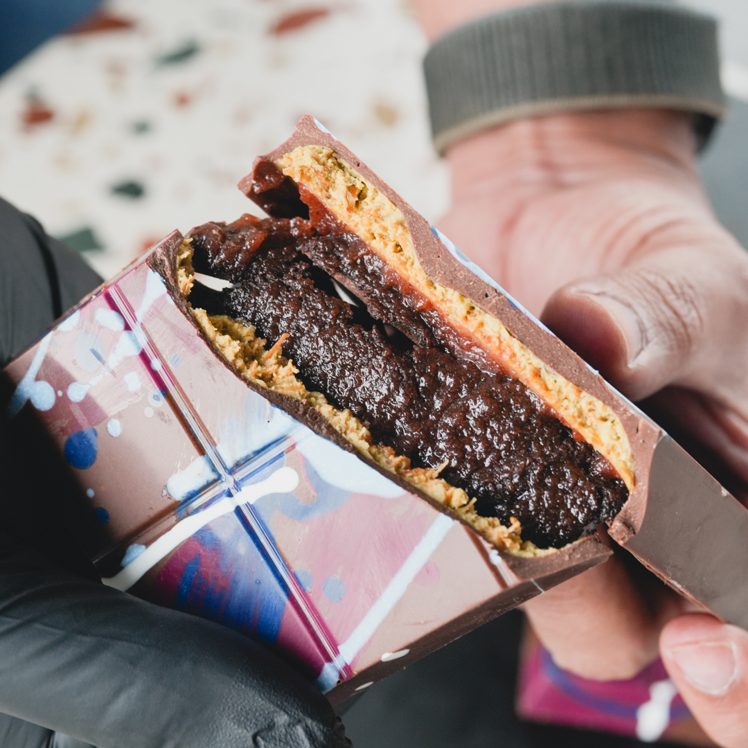 We love those layers! Photo: Abdul Rahim Anwar/HungryGoWhere singapore dubai chocolate