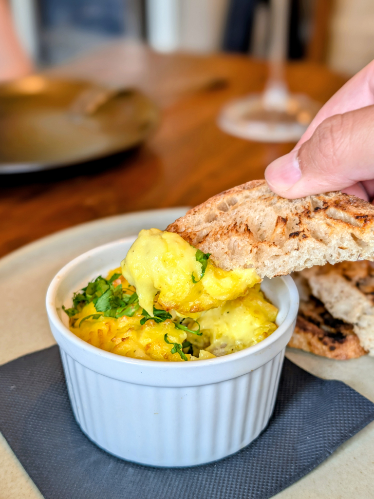 Spanish cod brandade. Photo: Zawani Abdul Ghani/HungryGoWhere Moxie weekend brunch menu