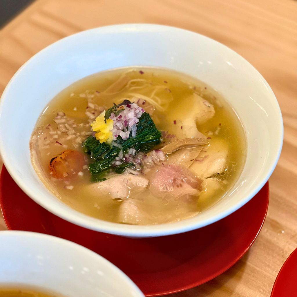 Try the yuzu-infused ramen dish if you’re looking for something more “cheng” (clean-tasting). Photo: Shannon Yap/HungryGoWhere Mensho X at Weave