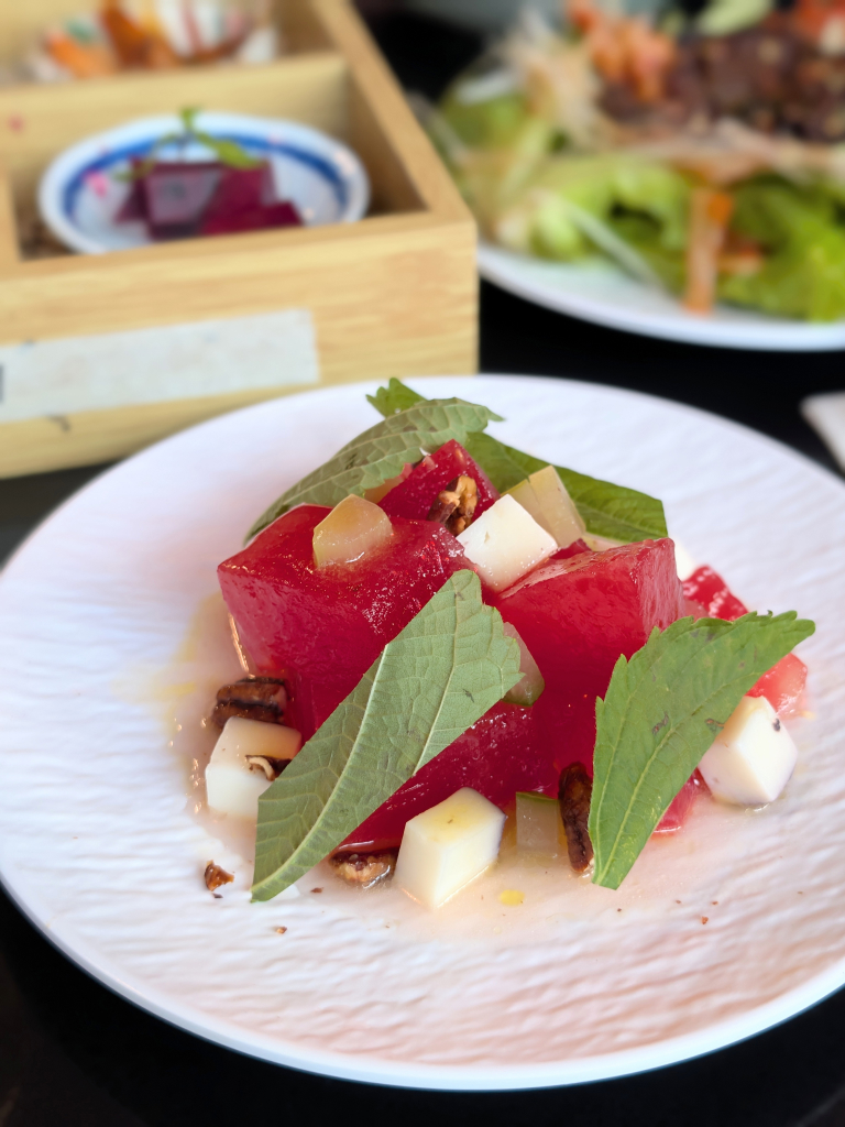 Korean watermelon salad. Photo: Zawani Abdul Ghani/HungryGoWhere bancheria restaurant singapore