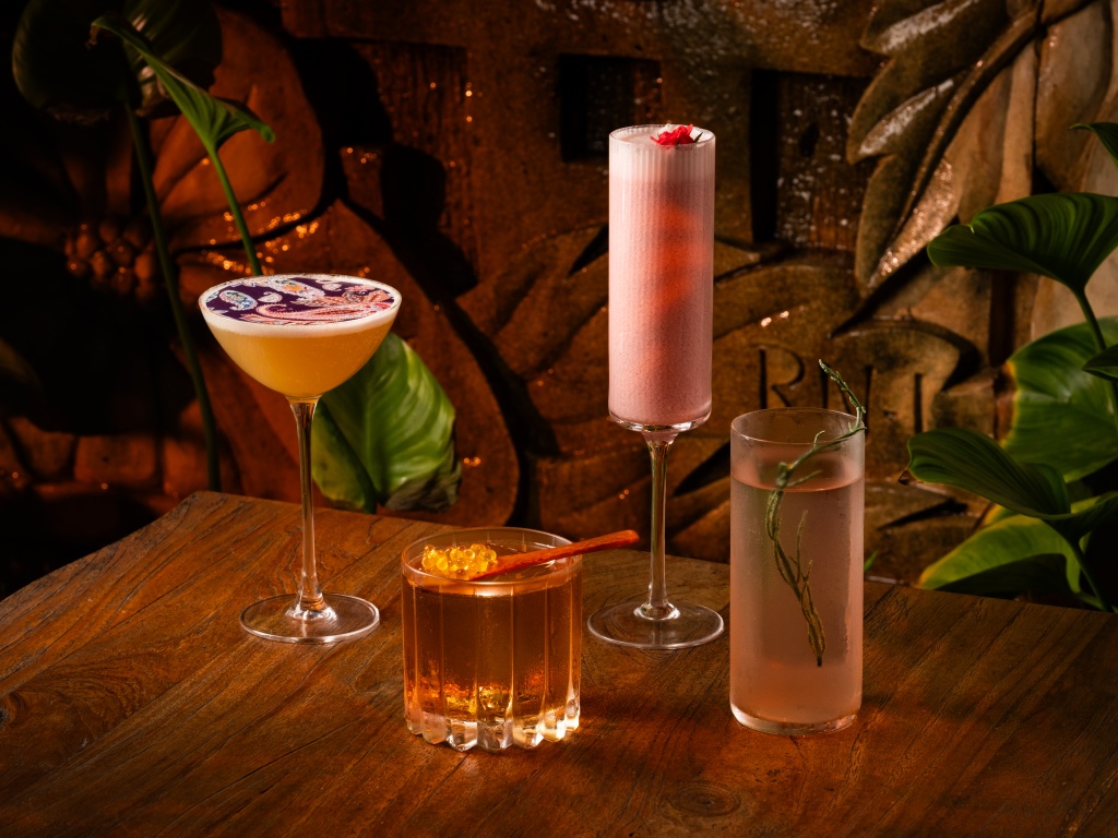 Cocktails from the Malay section of the new menu. Photo: One-Ninety Bar new menus november