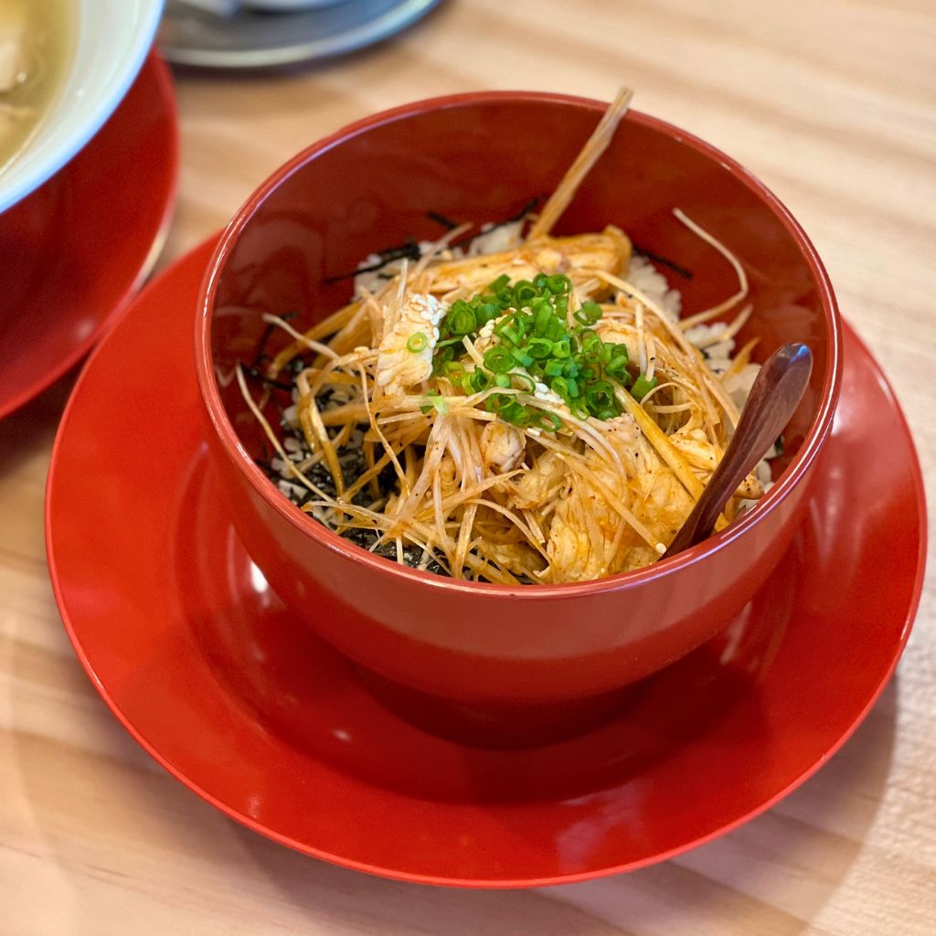 Mensho X serves up smaller-sized rice bowls, to go with its signature ramen. Photo: Shannon Yap/HungryGoWhere Mensho X at Weave