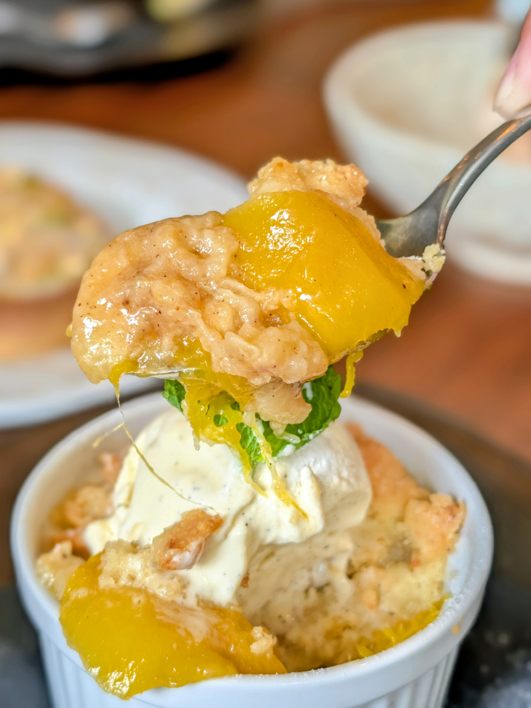 Banana mango crumble. Photo: Zawani Abdul Ghani/HungryGoWhere Moxie weekend brunch menu