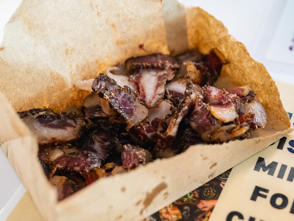 Our favourite: The wagyu biltong, with a good balance of lean and fat. Photo: Abdul Rahim Anwar/HungryGoWhere baggies joo chiat